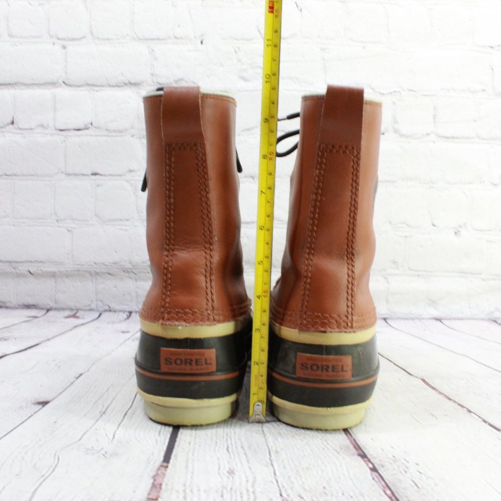 SOREL 1964 Premium Brown Leather Waterproof Duck B - Picture 10 of 11